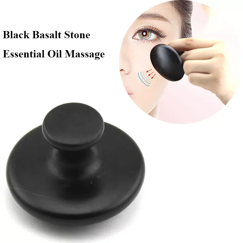 

NEW Basalt Stone Essential Oil Massage Mushroom Shape Spa Energy Stone for Body Face Massage Stone Gua Sha Back Massager