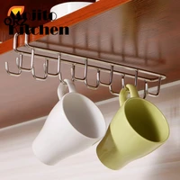 Kitchen Utensils Organizer Shelf Storage Towel Hooks Housekeeper Hangers Cabinet Storage Shelves For Kitchen Convenience