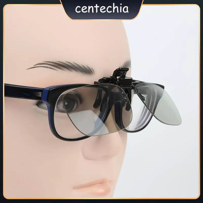 

Polarized Tv Real 3d Glasses Stereo Clip-on Passive Hanging Frame Myopia Glasses Polarized Lenses Passive Circular 3d Glasses