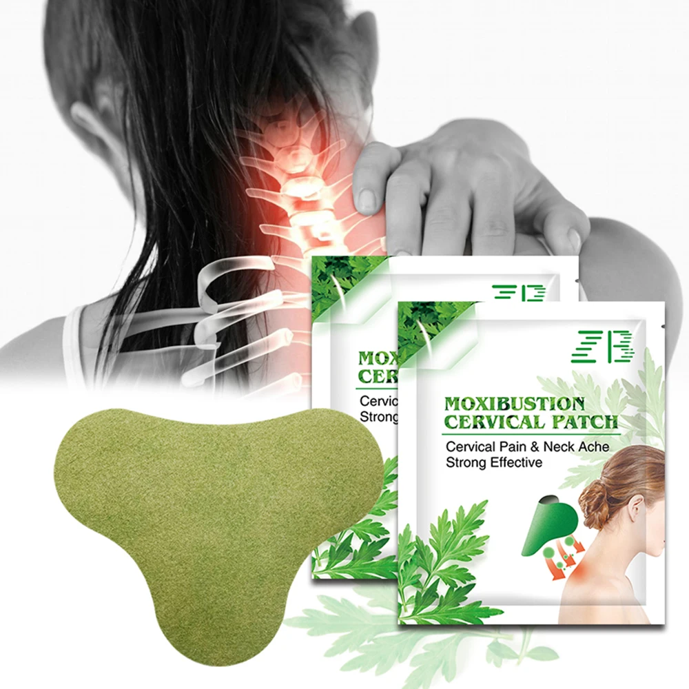 

Moxibustion Neck Sticker Wormwood Stickers Heat Patches for Neck Health Neck Shaping 12Pcs Herbal Stickers Health Care Health99