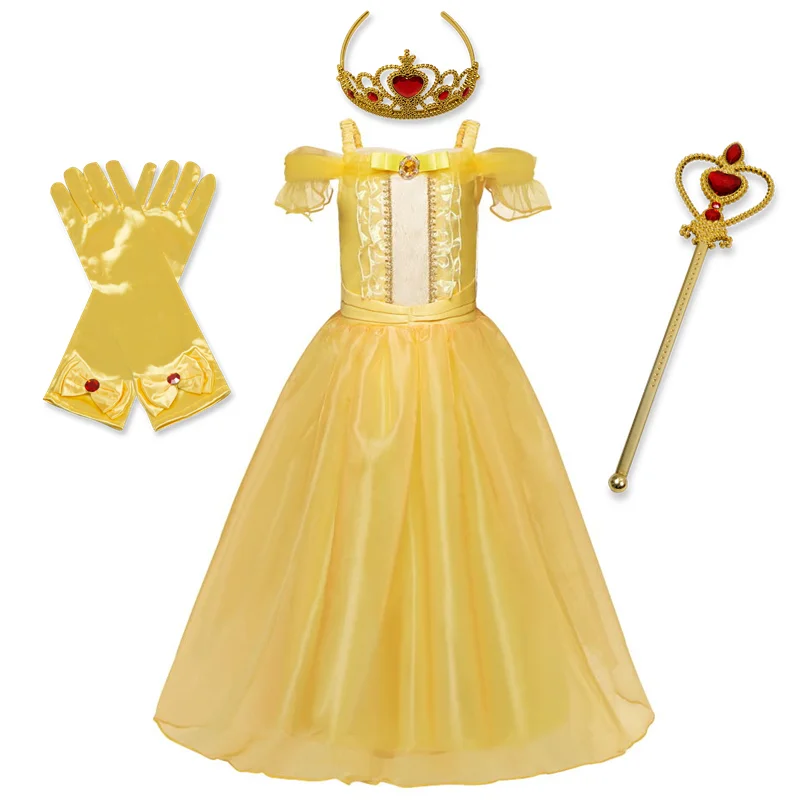2021 для маленьких детей Платье принцессы девочек Карнавальный Костюм
