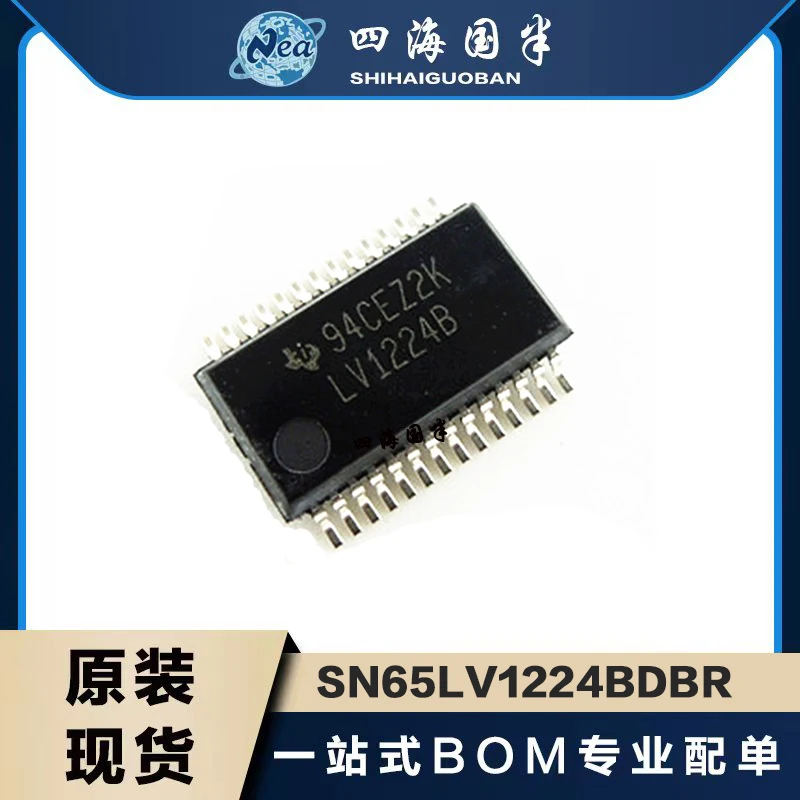 

1PCS SN65LV1224BDBR LV1224B SSOP28 SN65LV1224BRHBR SN65LV1224BMDBREP Enhanced Product 1:10 LVDS SerDes Receiver 100 To 660-Mbps