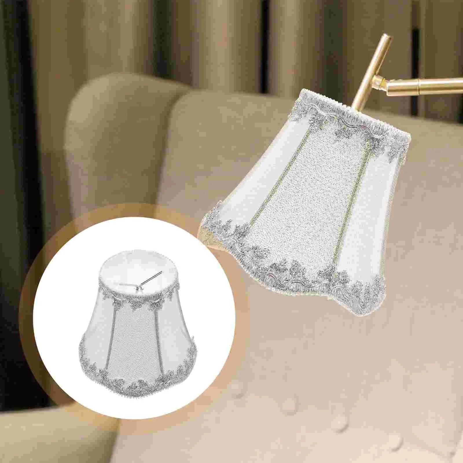 

Vintage Lamp Protective Fabric Royal Bell Shape Lampshade Replacement Decorative Lamp Accessories for Table Lamp Chandelier