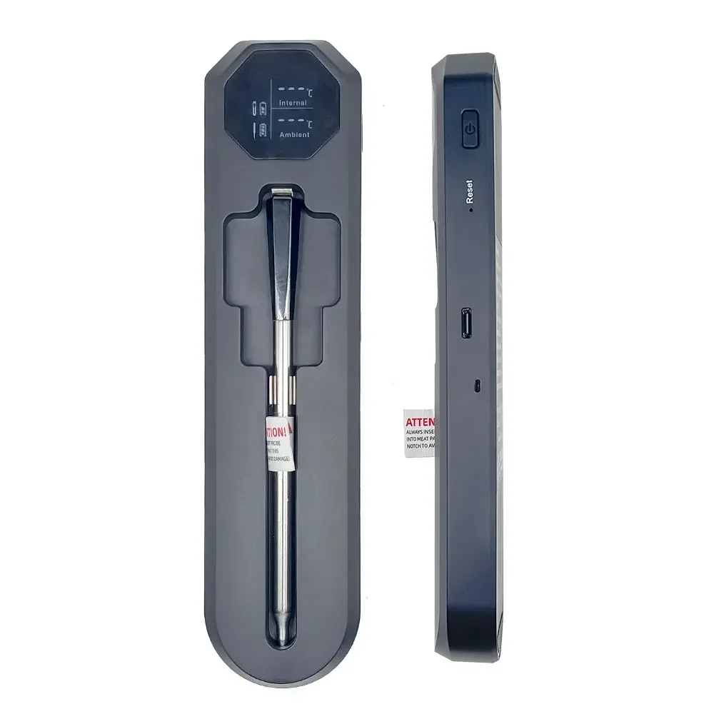 Умный беспроводной цифровой термометр для барбекю 820 футов с двойной