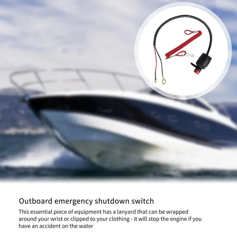 Лодочный подвесной переключатель двигателя ремешок для Кнопка срочной