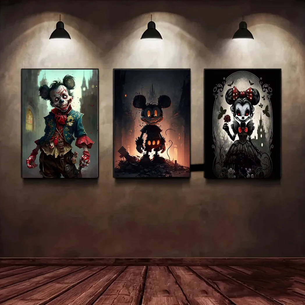 MINISO Готический Микки Маус на холсте