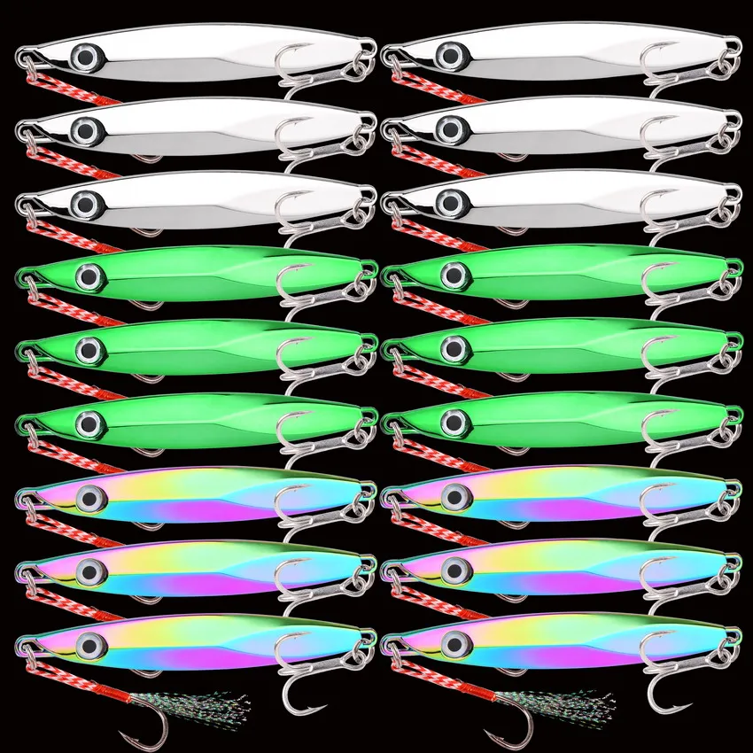 Приманка для морской рыбалки 1 партия приманка джиггинга 60 г 40 30 20 10 металлические