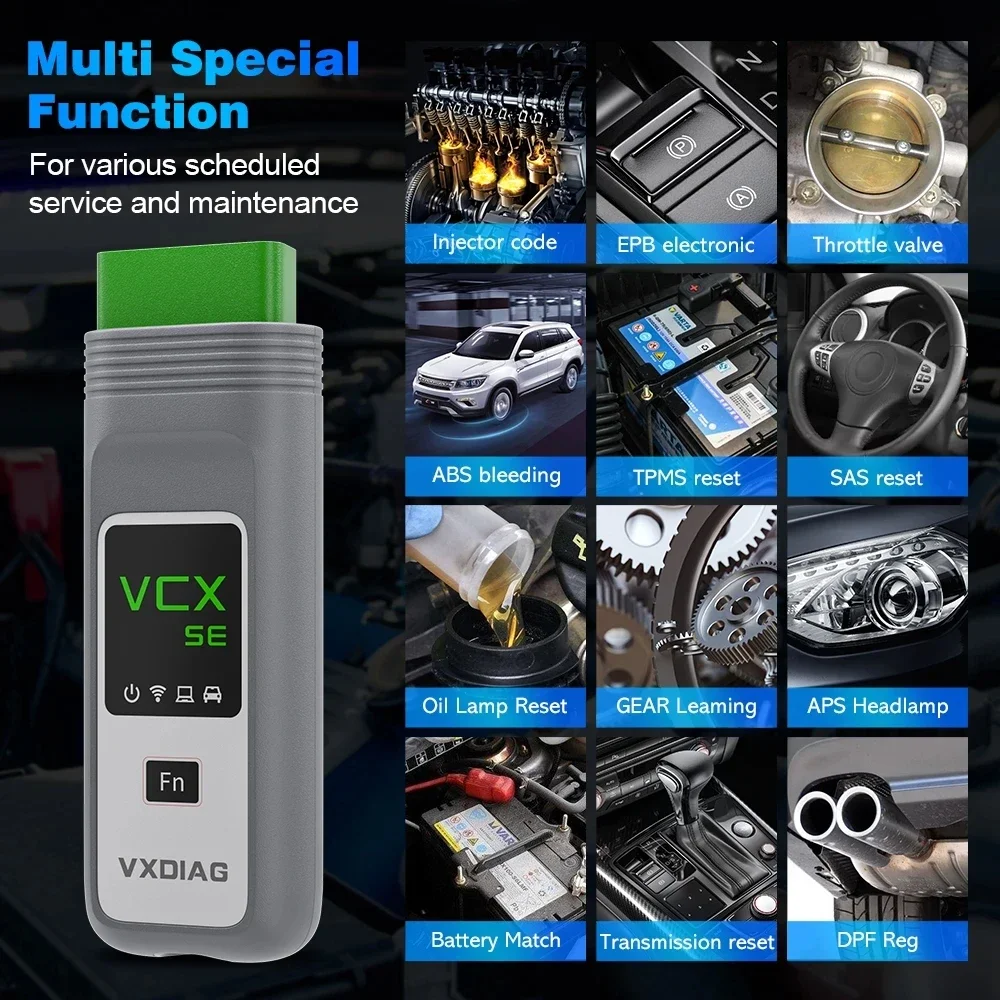 Фото VXDIAG VCX SE VX408 для Mercedes Benz Star DoIP C6 SD Connect, кодирование, программирование, модификация, мультиплексор, инструмент для удаленной диагностики DoNet №4