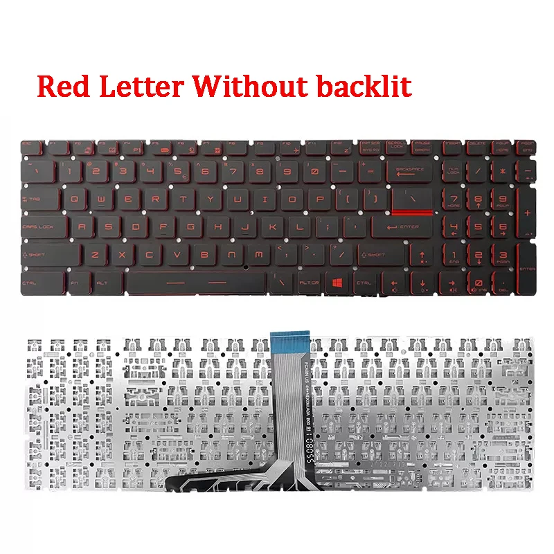 Фото Новая оригинальная клавиатура для ноутбука, совместимая с MSI MS-16U6 16U1 GP65 GE75 GP75 MS-17E7 17F2 17F4 №2