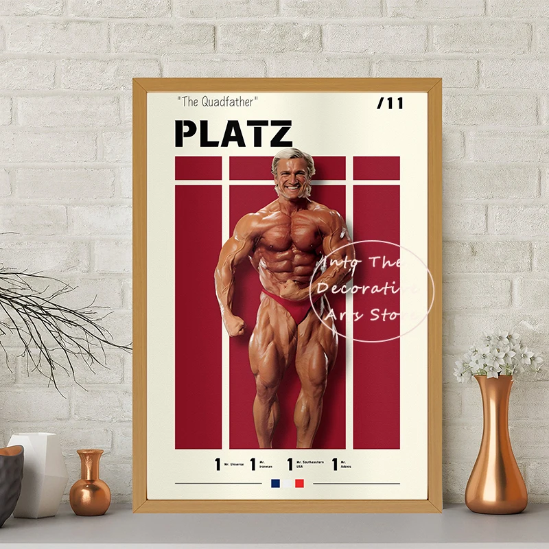 Настенный постер с изображением тренажерного зала