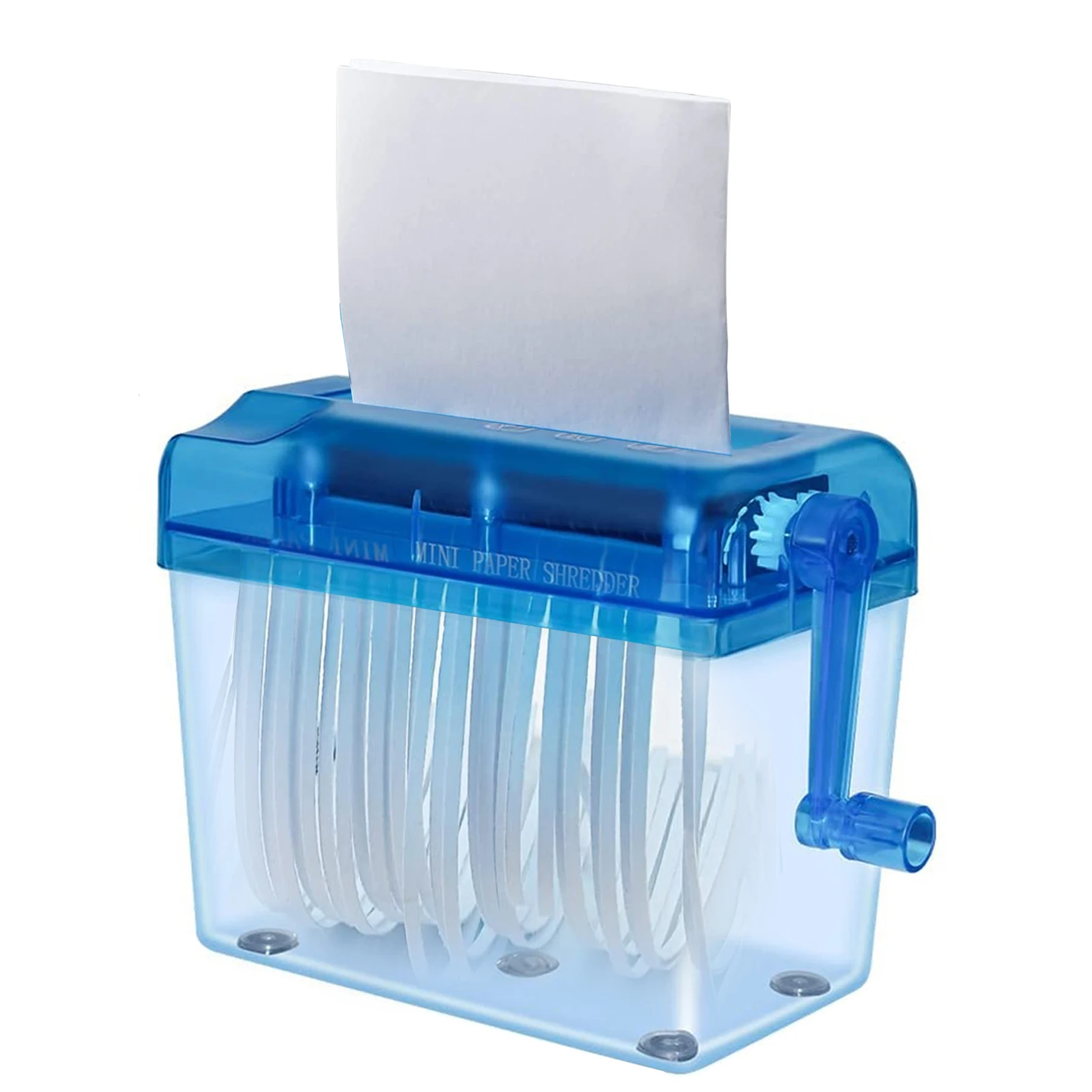 

Mini Hand Shredder Mini Paper Cutting Machine With 1L Pull Out BasketPiece Of Folded Letter Size Anti-& Quiet Shredder
