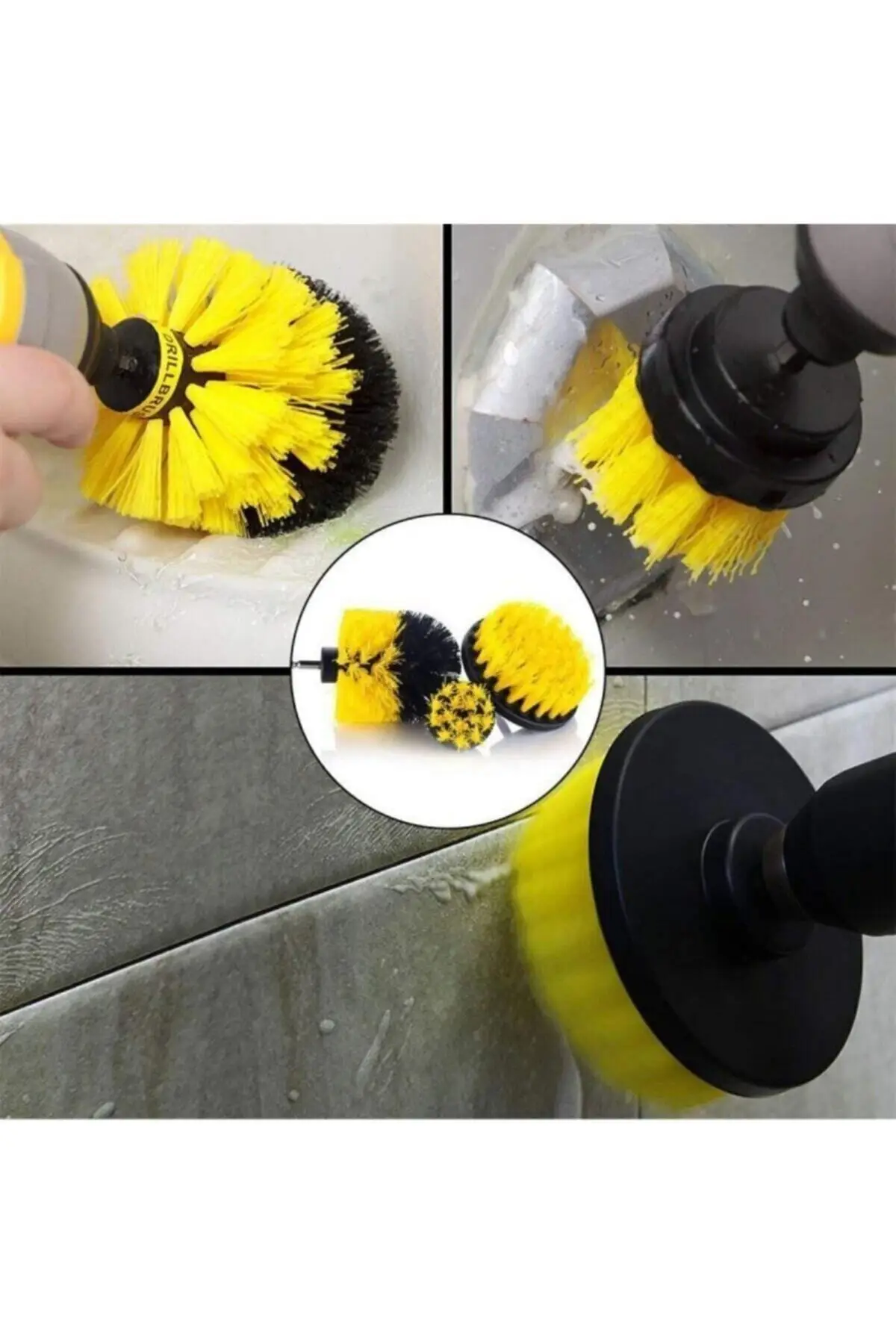 Набор щёток для чистки 3 насадки