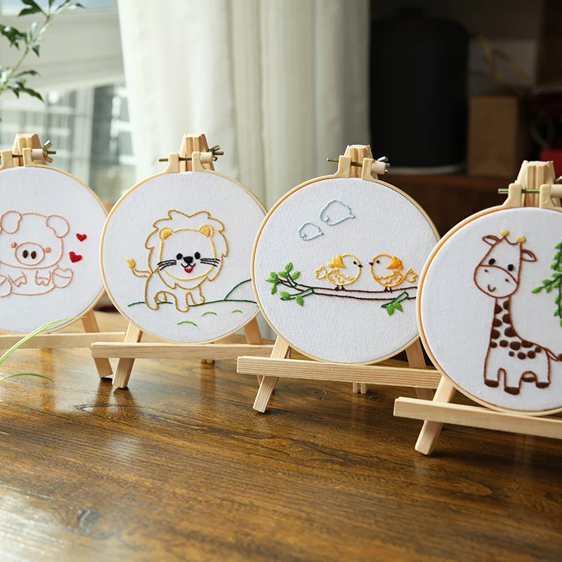 

Набор для вышивки «сделай сам» из мультфильма, рукоделие для начинающих, Набор для вышивки крестиком, рукоделие, искусственный материал