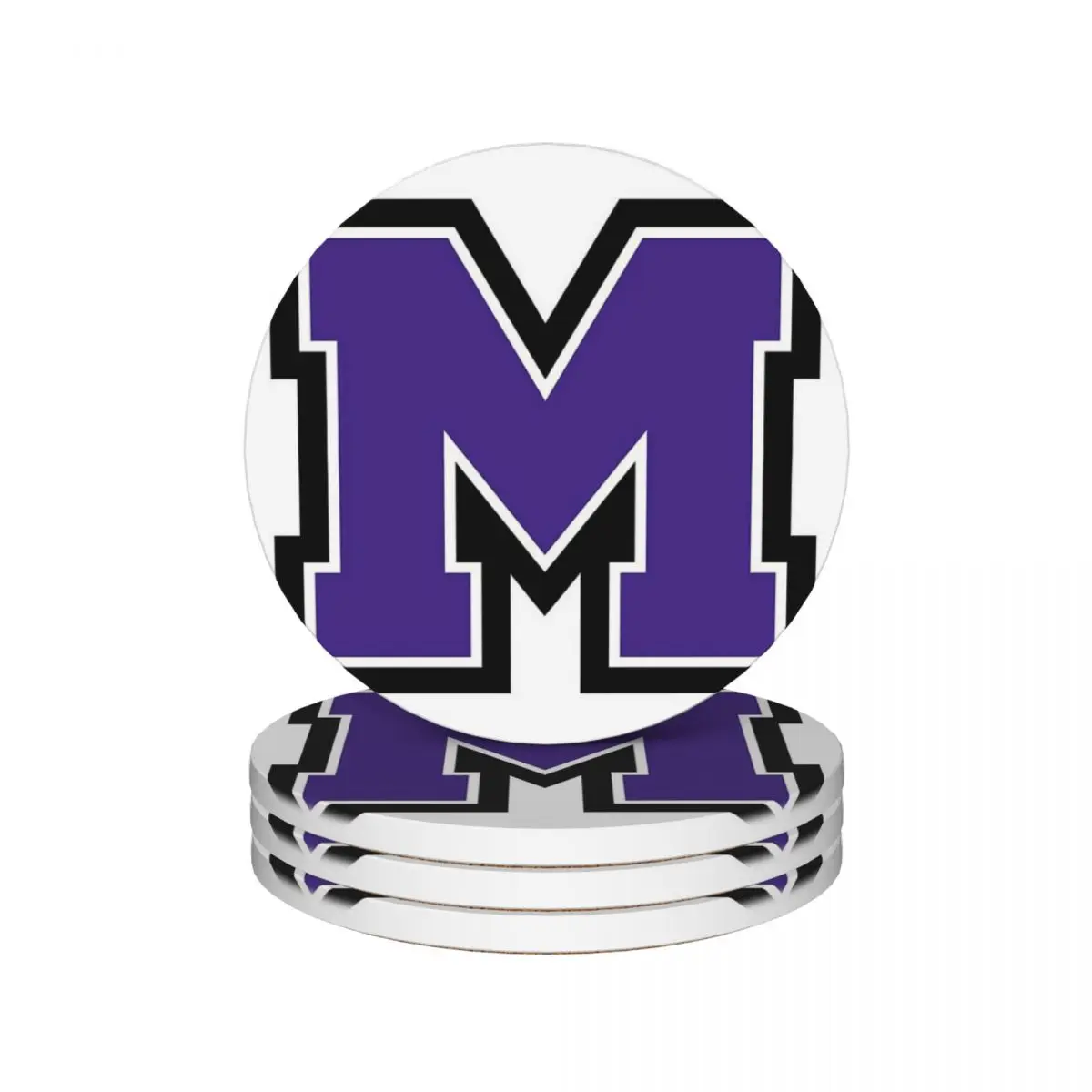 Керамические подставки Mount Union Raiders принадлежности для кухонного бара (4 шт. в
