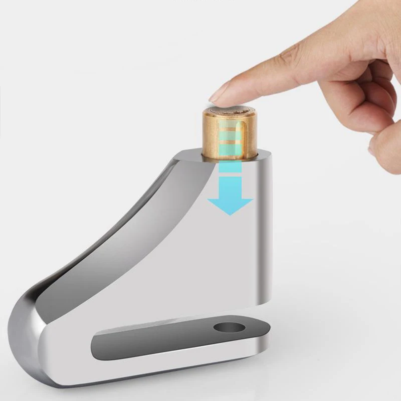 Универсальный портативный мотоциклетный замок с защитой от кражи стальной