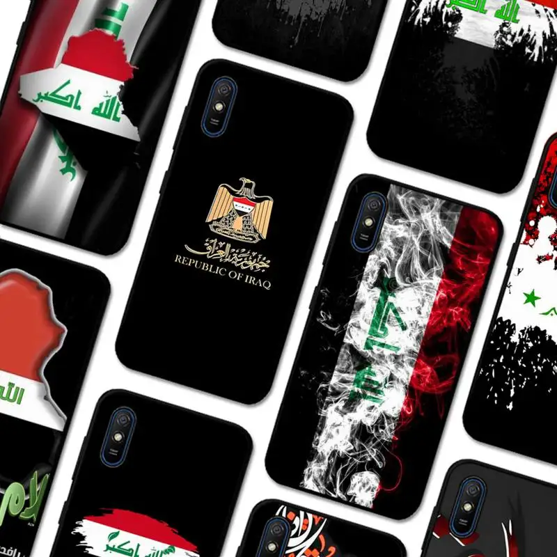 

Iraqi Iraq Flag Phone Case for Redmi 5 6 7 8 9 A 5plus K20 4X S2 GO 6 K30 pro