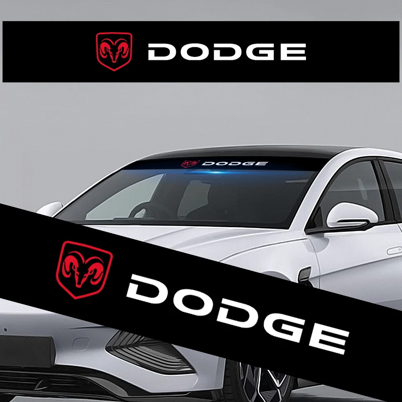 

New Car Vinyl Front Rear Window Windshield Waterproof Stickers Decal For Dodge Caliber Ram Caravan Charger Grand Caravan Journey