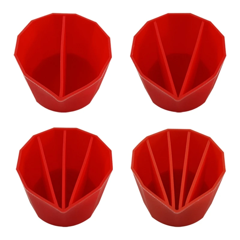 

Acrylic Pouring Split Cups Paint Pour Cup Lightweight Rigid with Dividers