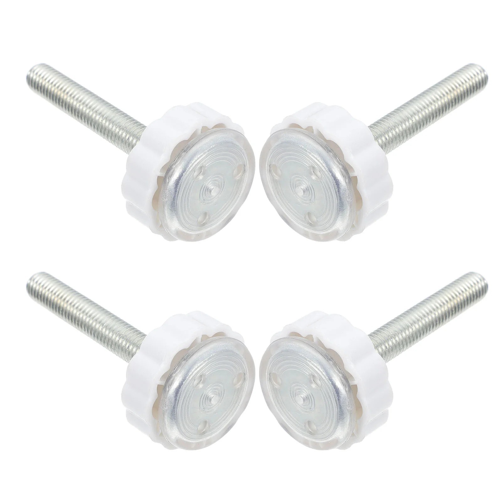 

4 Pcs Bolt Fittings Gate Threaded Spindle Rods Kit Dog Gates Accessory Screw Mounted Bolts