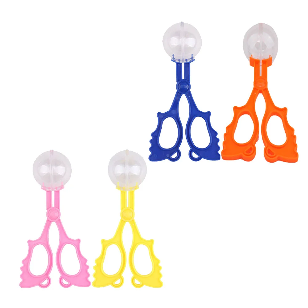 

Цветные щипцы для насекомых, 4 шт., щипцы для насекомых, зажим для насекомых, ножницы, уличные игрушки для детей (синий + оранжевый + желтый)