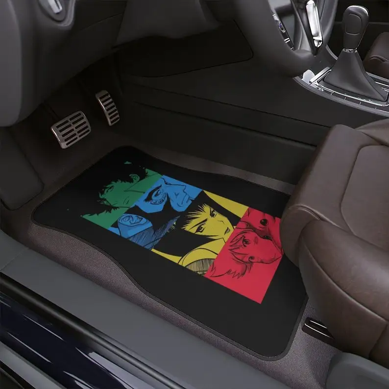 

Cowboy Bebop print, Spike Spiegel, car floor mat, kawaii mat, anime car floor mats, car interior decor, car decorations, art, me