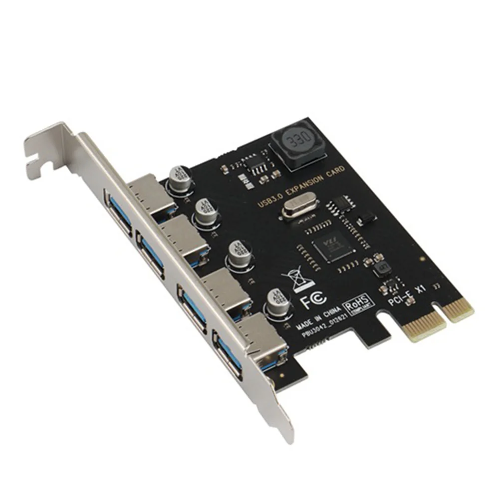 

SSU 4 порта USB 3.0 PCI-E Расширенная карта PCI Express PCIe USB 3.0 4 порта USB3.0 контроллер USB3.0 PCIe