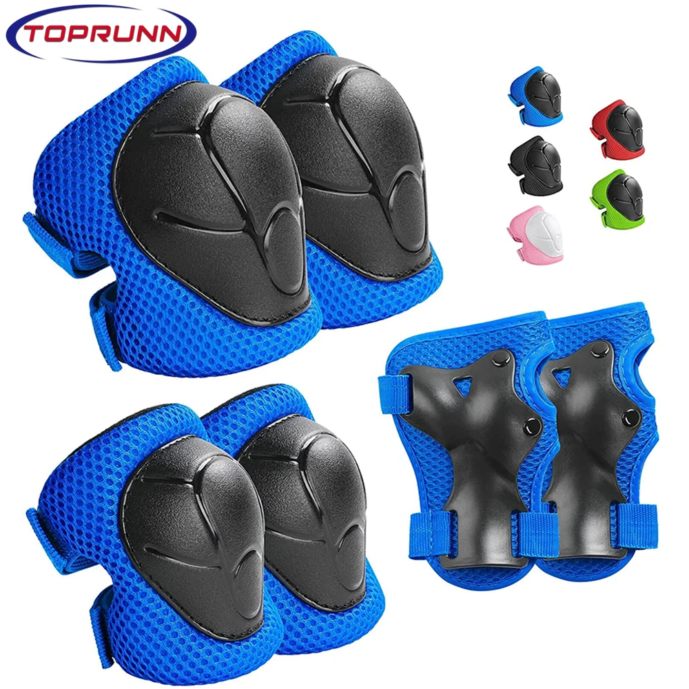 

Kids Protective Gear Set Knee Pads for Kid Toddler Knee&Elbow Pads with Wrist Guards 3in1 for Skating Bike Rollerblading Scooter
