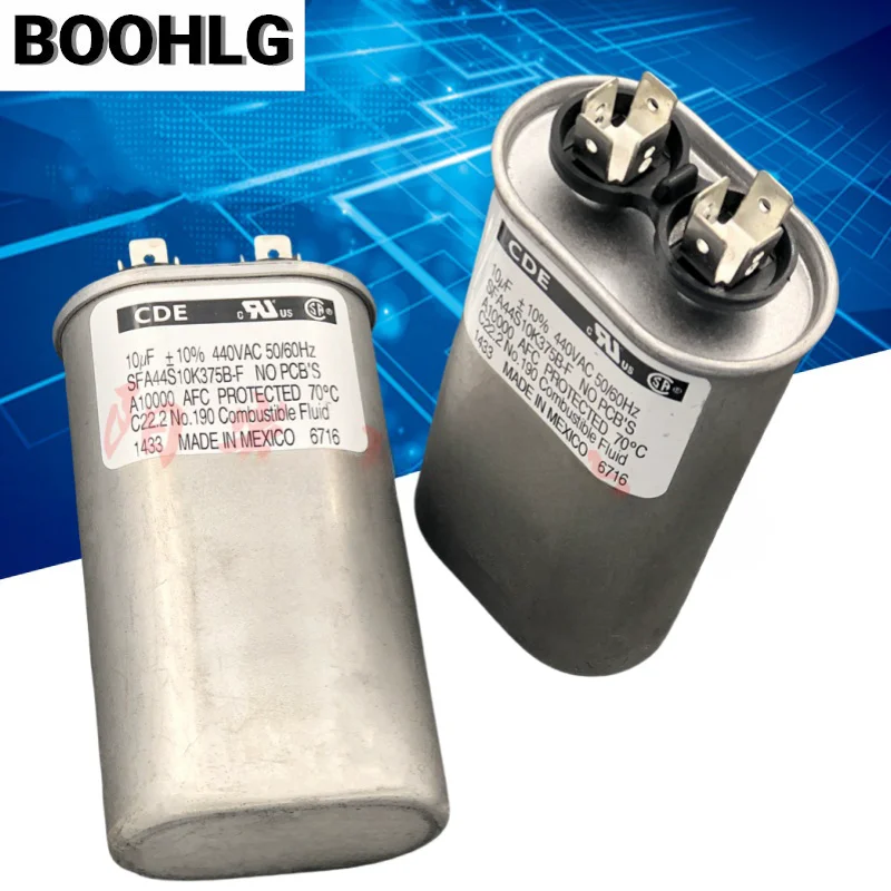 1 шт SFA44S10K375B-F 10uF 440VAC CDE 10MFD пусковой конденсатор