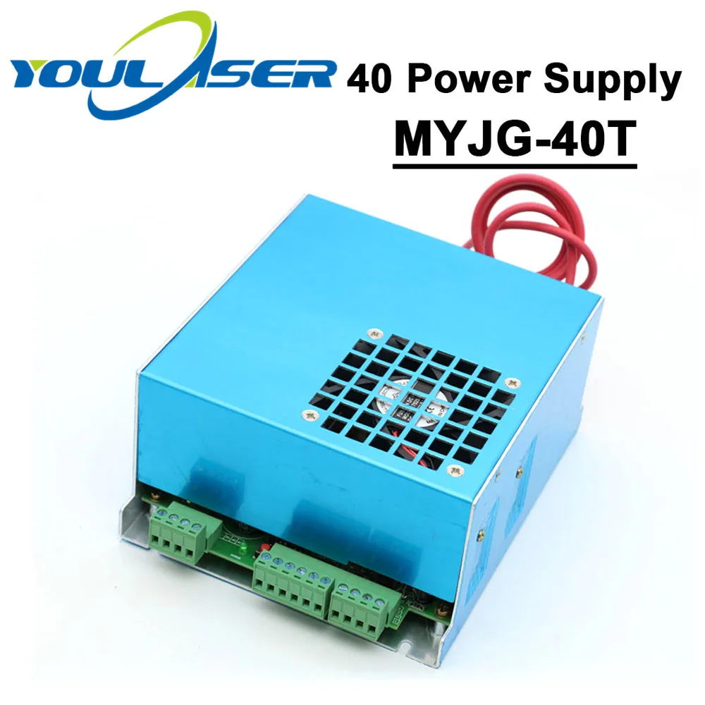 

110V 220V CO2 Laser Power Supply 40W MYJG-40T for CO2 Laser Engraving Cutting Machine 35-50W