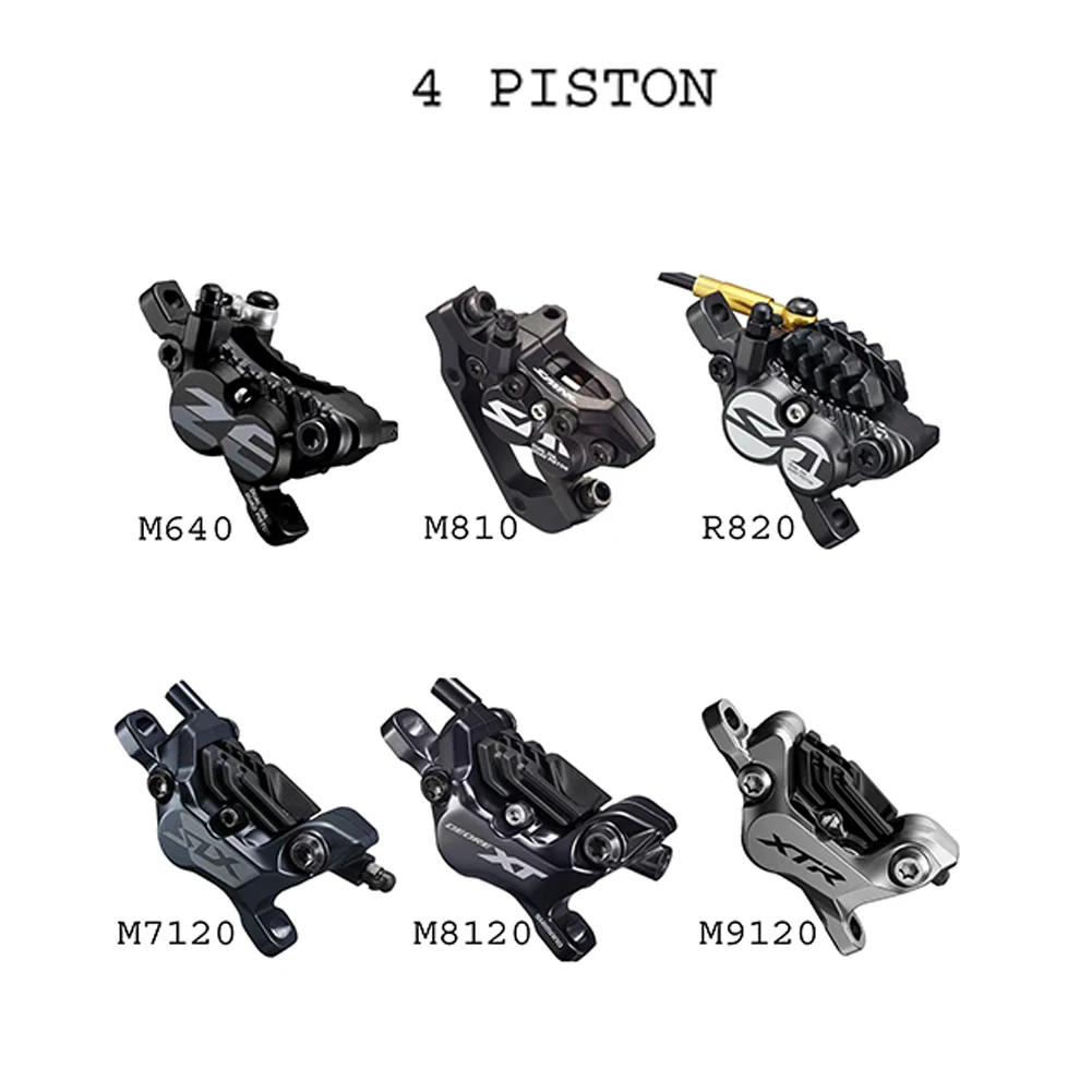 

4pcs Bicycle Hydraulic Brake Caliper Piston Sealing Ring O-Ring High Quality Parts For-Shimano M640 M810 R820 M7120 M8120 M9120