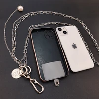 anti lost lanyard with phone shell clip pendant long crossbody chain can be shoulder light luxury lanyard mobile phone lanyard