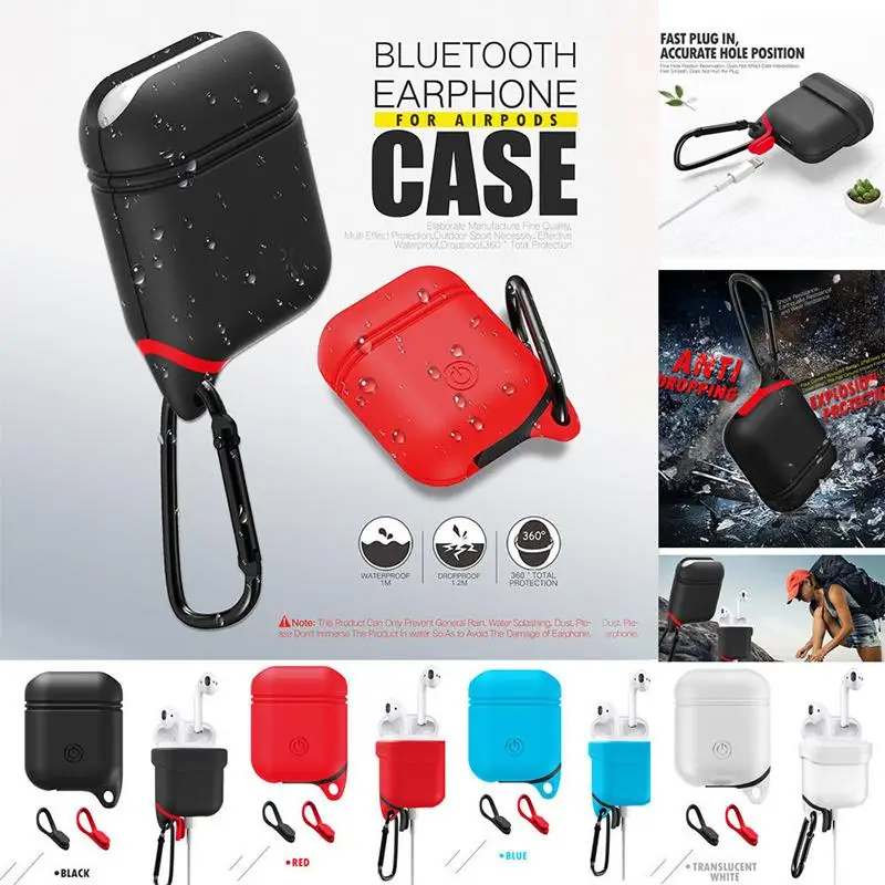 

360° Protective Shockproof Case Cover for Airpods Bluetooth Handfree Earphone