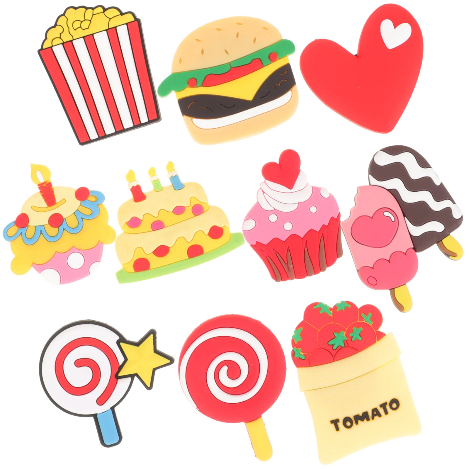 

10 Pcs Kitchen Fridge Magnet Cute Locker Magnets Refrigerator Whiteboard Decoration Toddlers Creative Ornament