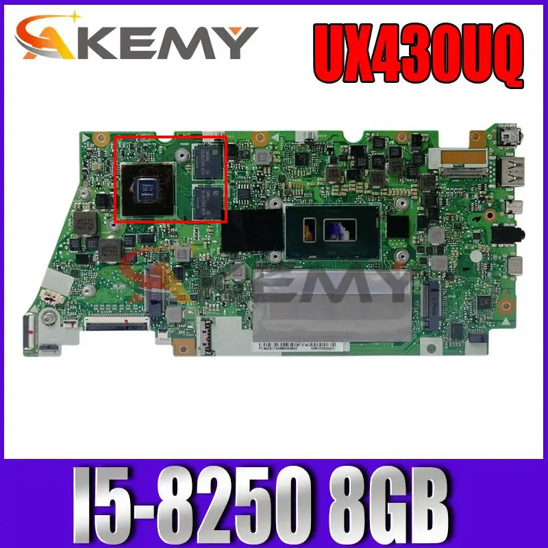 

UX430UQ is for ASUS UX430UN UX430UV UX430UQK U4100U motherboard with 8G RAM and I5-8250U 100% test runs well