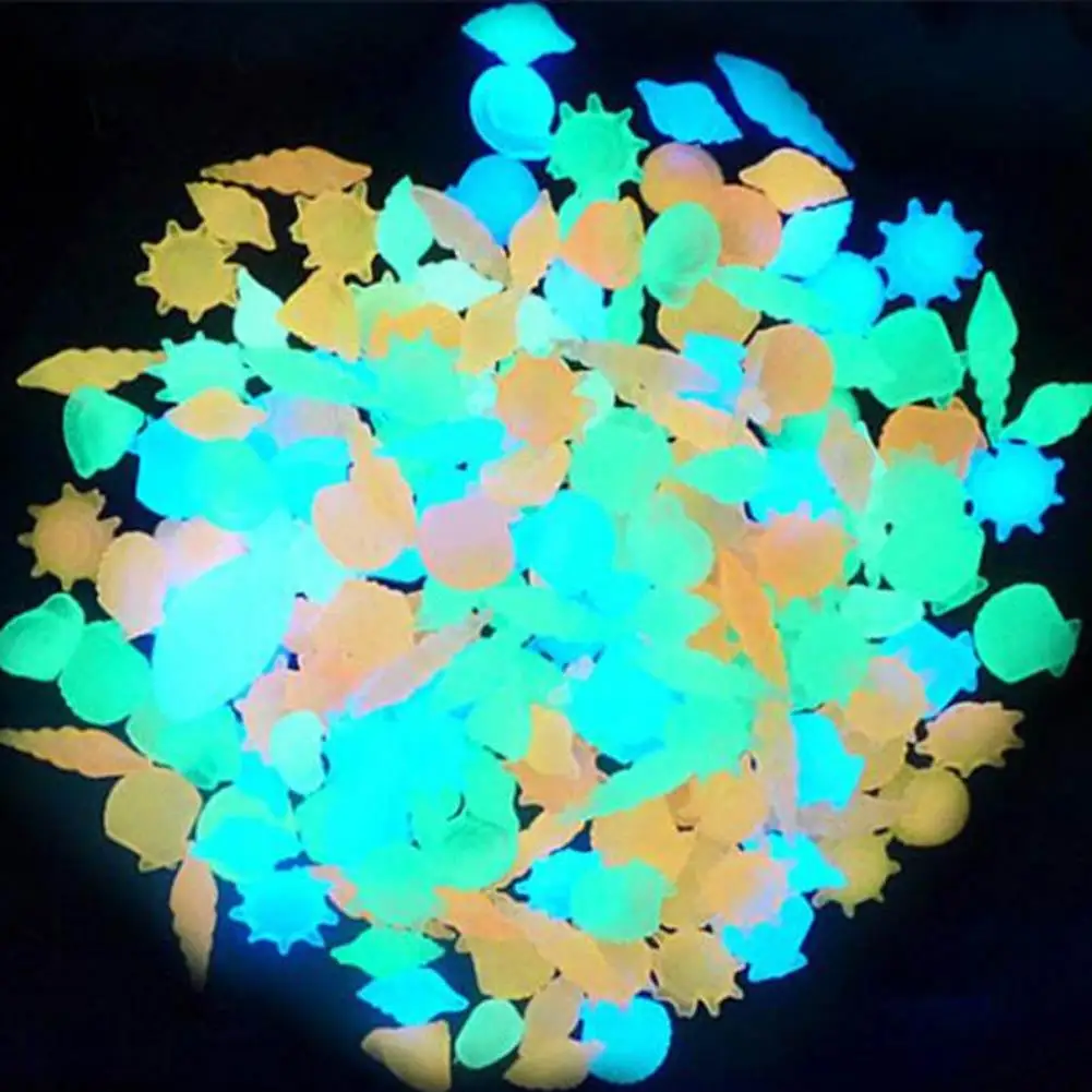 Яркий светящийся камень искусственное неправильное украшение для газона