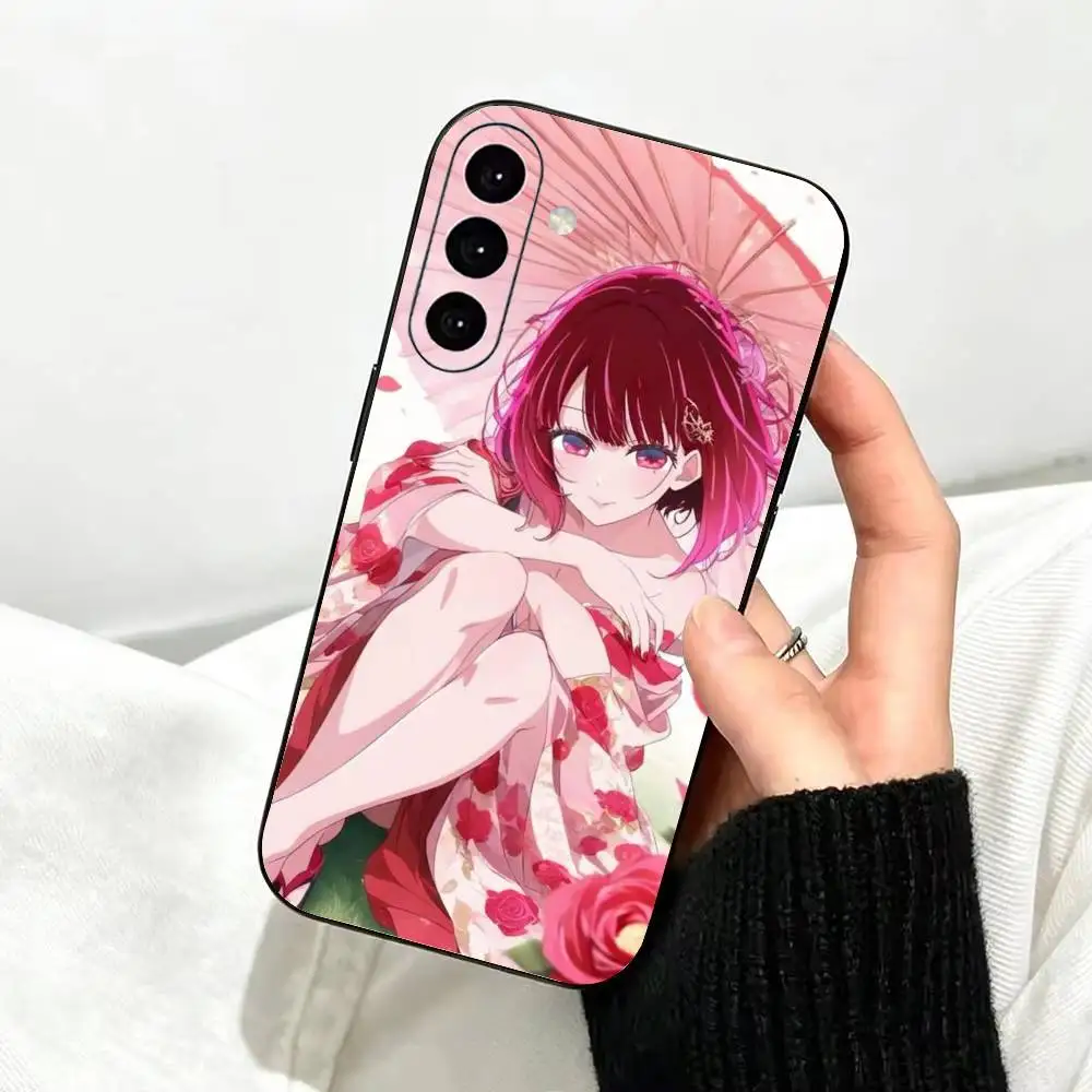 Чехол для телефона Kana Arima Oshi no Ko, черный, силиконовый, мягкий, для Samsung Galaxy A73, A72, A71, A70, A53, A52, A51 (art.: 3920dd2e748d6) - 3920dd2e748d6
