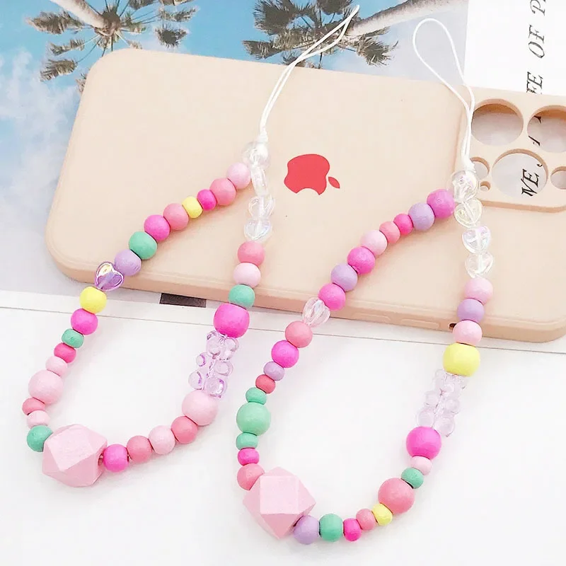 Модная новая акриловая цепочка для мобильного телефона с бриллиантами ремешок