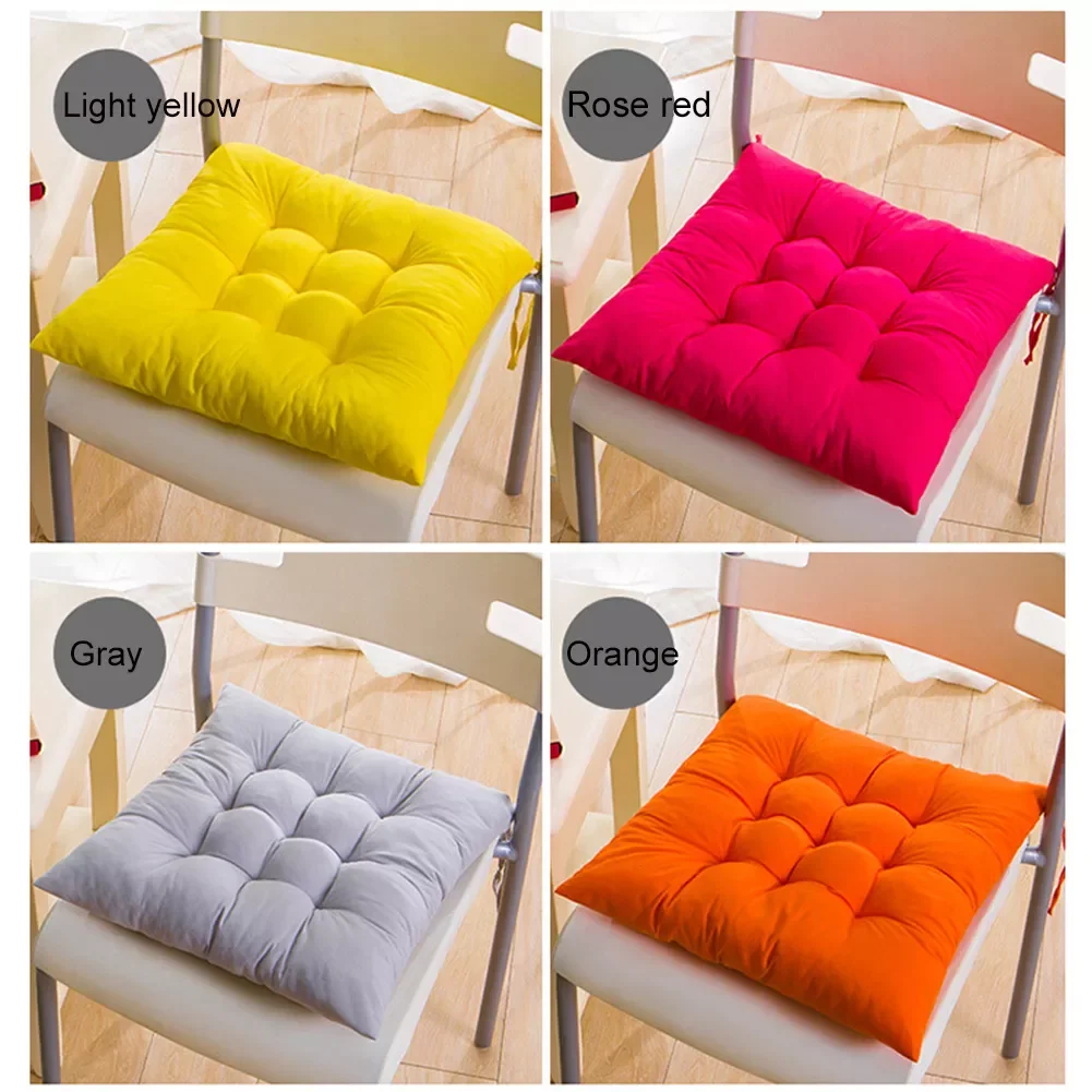 

2022Thickened Square Chair Upholstered Sanded Seat Cushion Restaurant Terrace Home Office Outdoor Garden Sofa Hip Protector