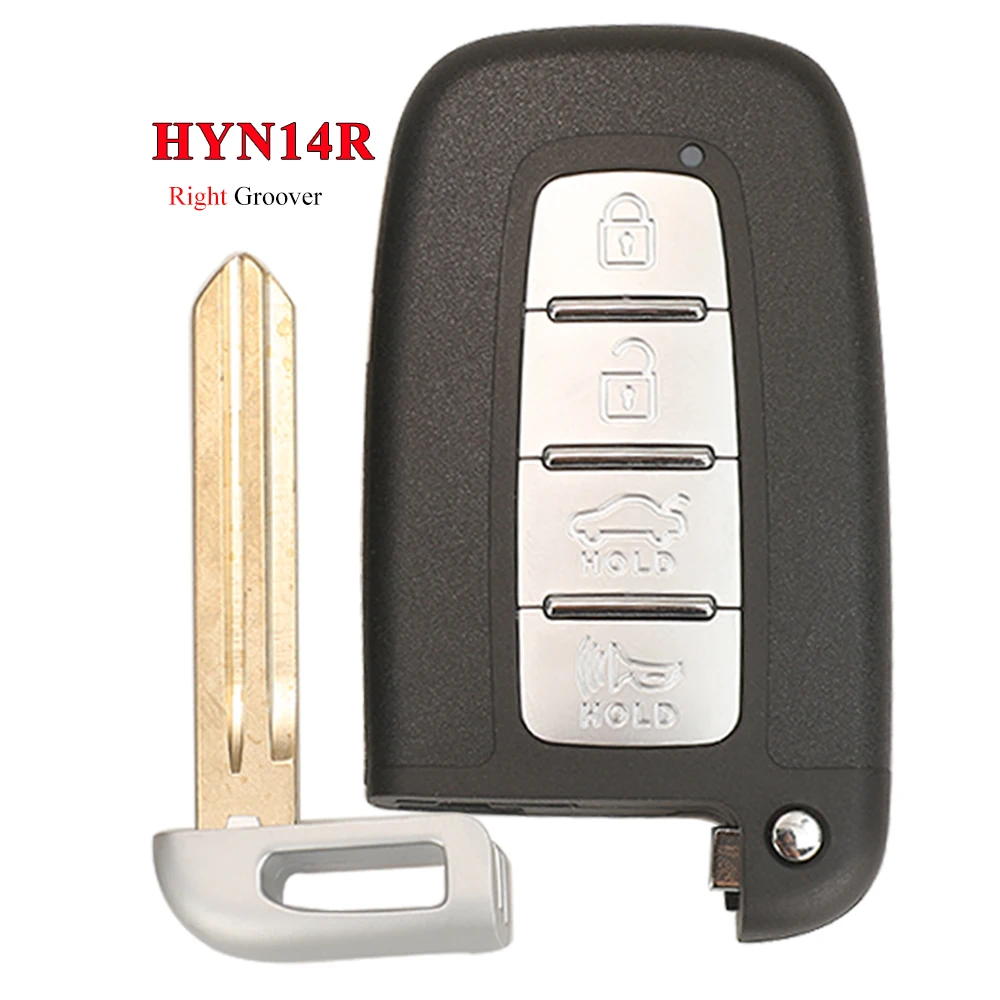 

Jinyuqin удаленный автомобильный ключ для Hyundai I30 IX35 Sonata Genesis Equus Veloster Coupe Elantra Smart Keyless Entry Fob 4 кнопки