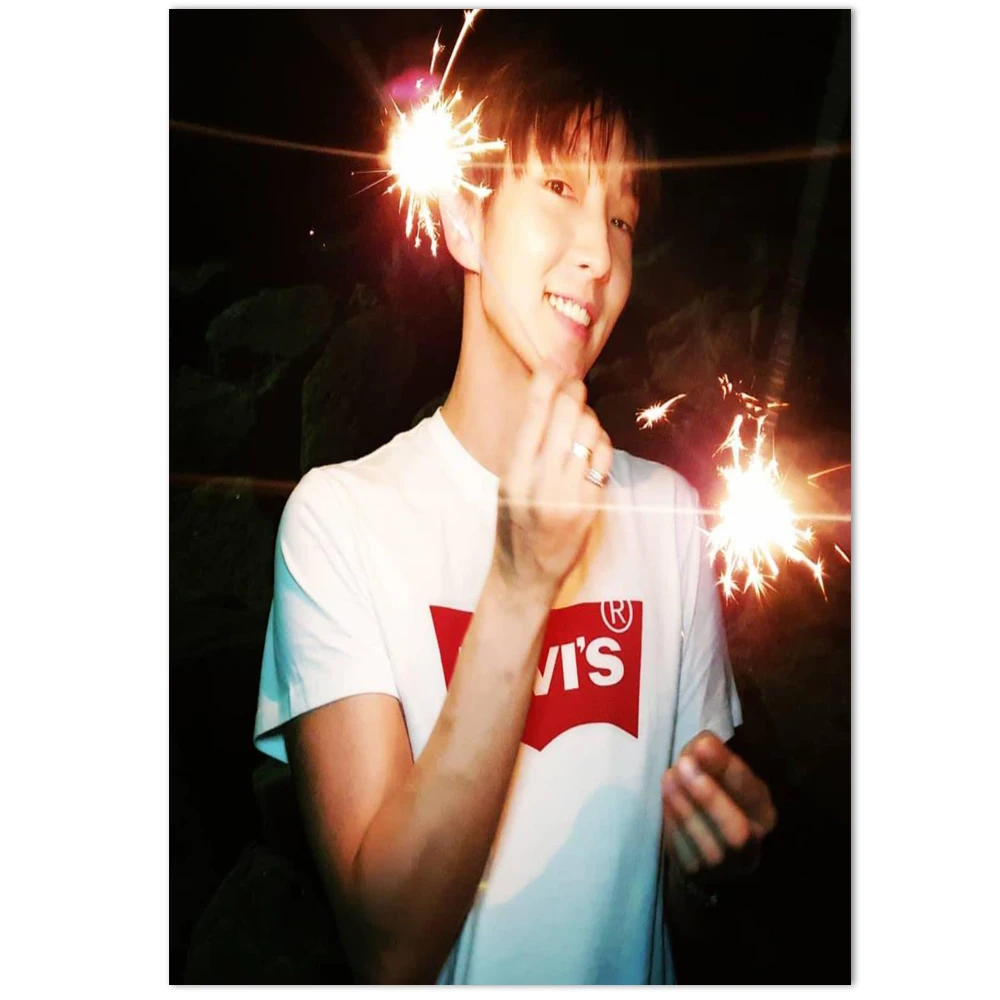 Тканевый постер LEE JOON GI HD украшение для дома и спальни настенный тканевый печать