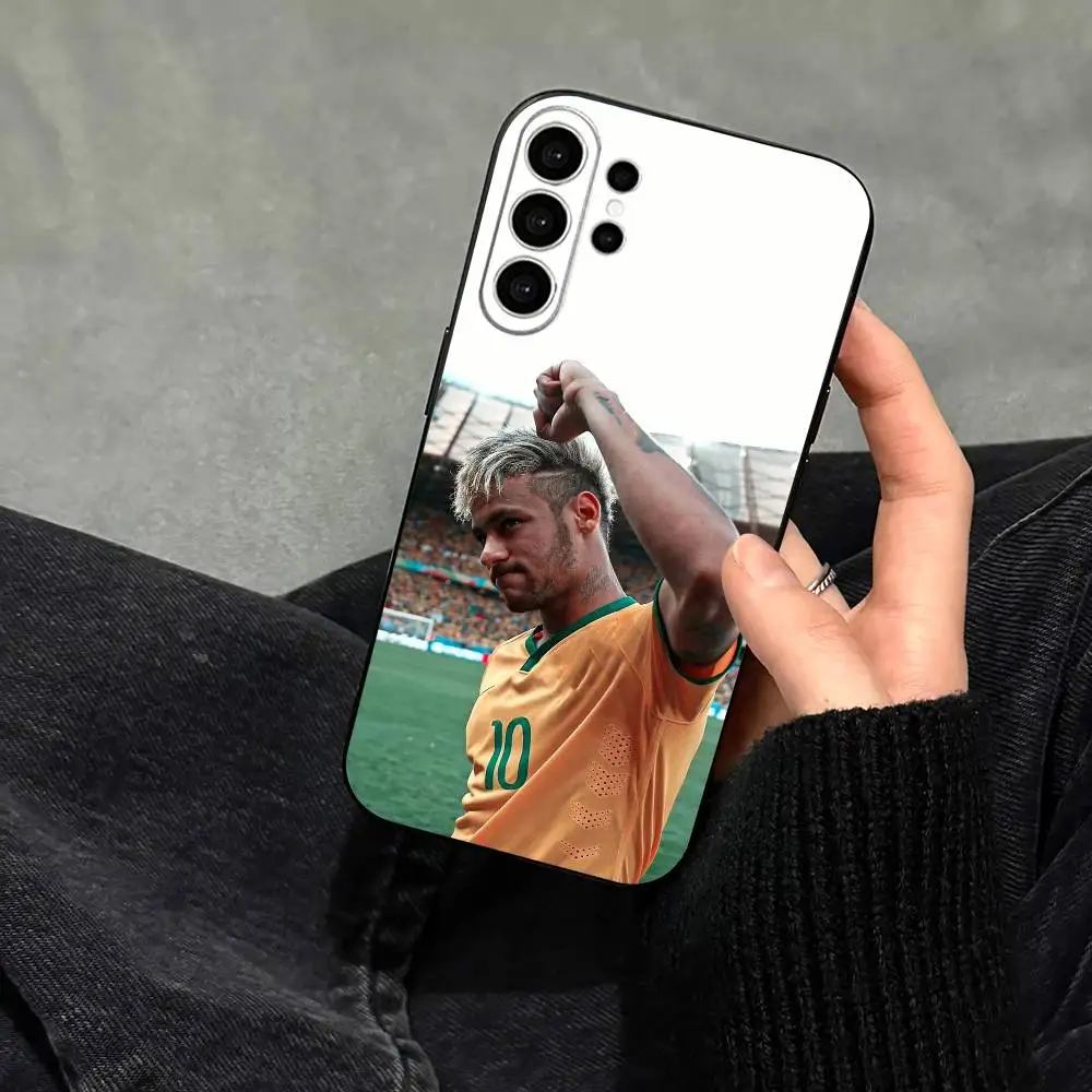 Фото Чехол для телефона Football 10 с Неймаром-младшим для Samsung S25, S24, S21, S22, S23, S30, Ultra, S20, Plus, FE, Note, 10, 9, 5G, черный №5