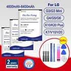 Аккумуляторная батарея для LG G5 G6 G4 G3 Mini K10 V20