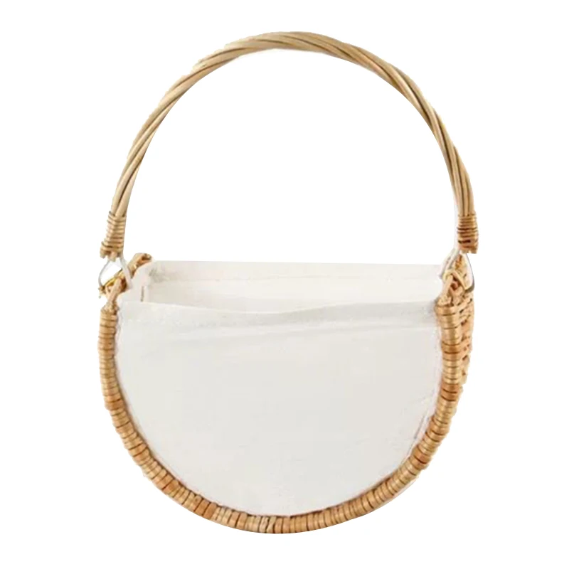 

Плетеная корзина ручной работы для пикника