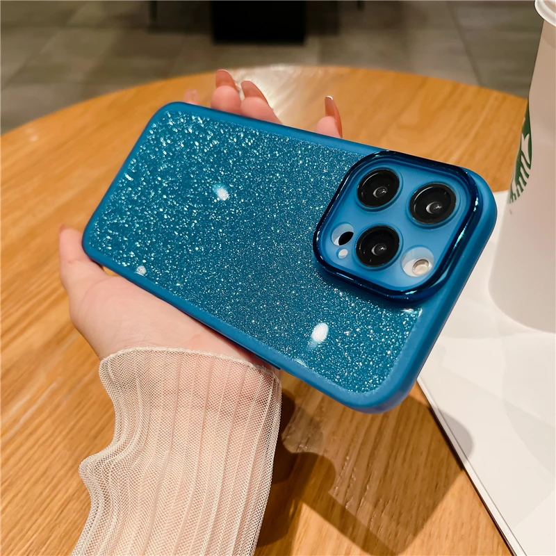 Разноцветная блестящая задняя крышка из ТПУ и силикона для REDMI NOTE8 9A 10A 10C 11 PRO чехлы