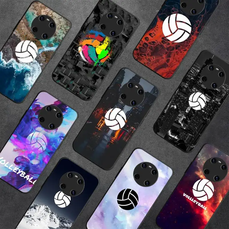 

Volleyball Painted Phone Case For Huawei Y5 Y62019 Y52018 Y92019 funda case for 9prime2019