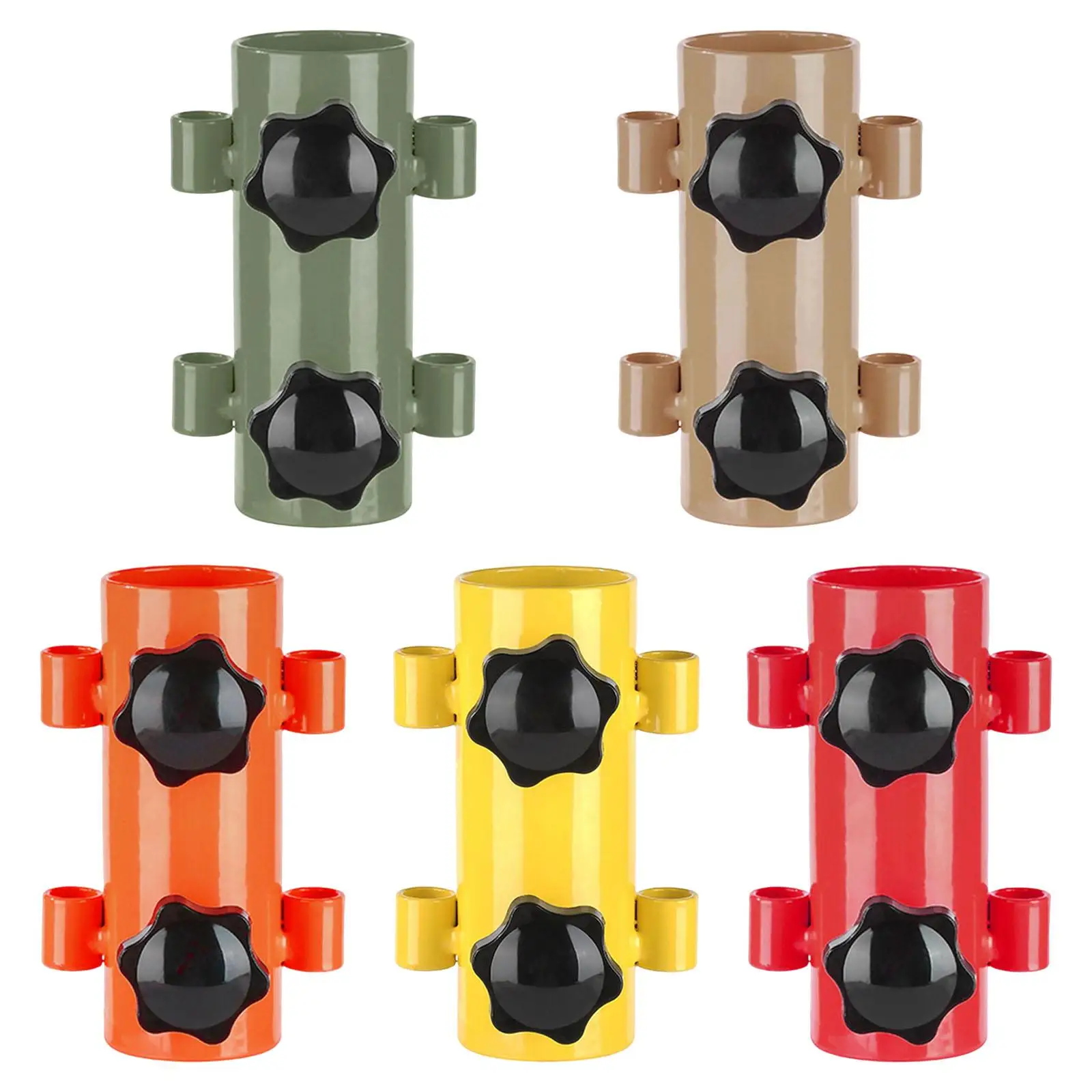 

Portable Tent Rod Holder Fixed Bracket Building Rod Support Metal Tarp Poles