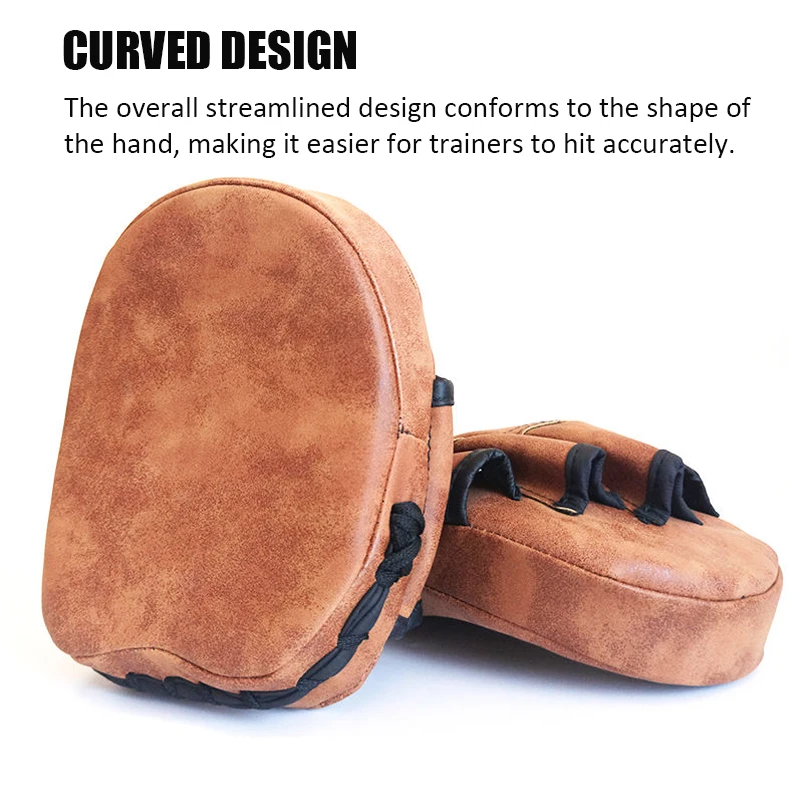 Изогнутые боксерские митенки дышащие перчатки с фокусом для мишени подушечки