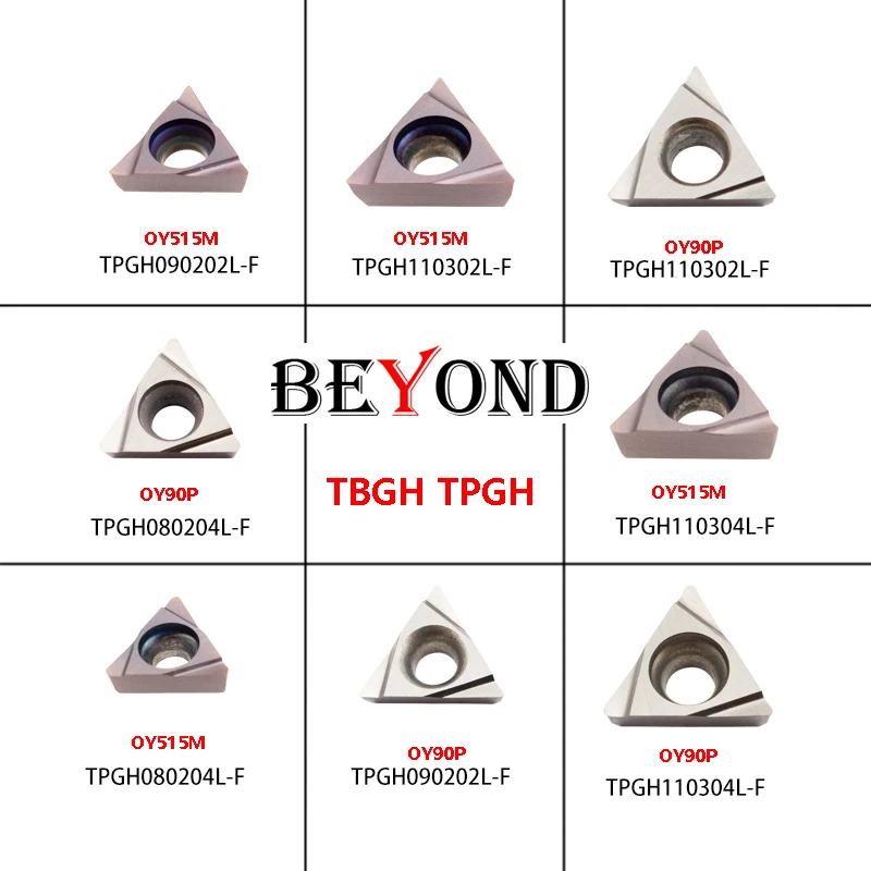 

BEYOND TBGH TPGH Boring Lathe Cutter TBGH0601 TBGH060104 TPGH0802 TPGH080204 TPGH0902 TPGH090204 TPGH110304 CNC Carbide Inserts