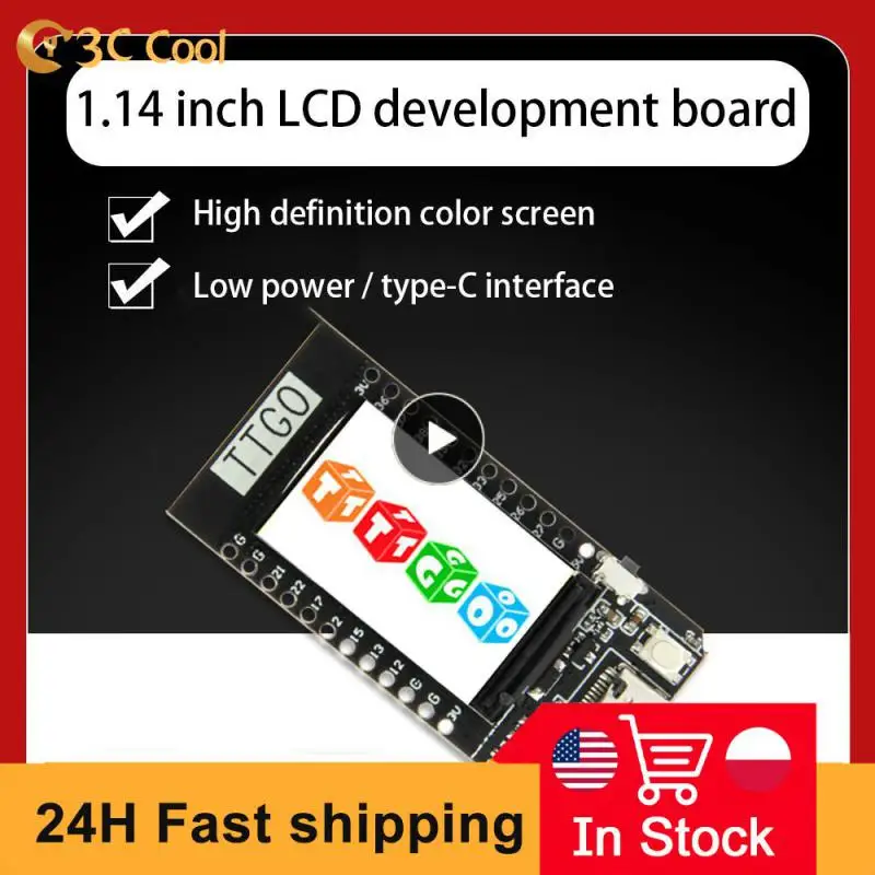 

Custom Buttons Wireless Module Antenna Board Battery-powered Charging Circuit Low Power Consumption Color Screen 1 Pcs