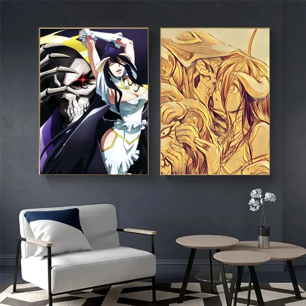 Винтажные постеры Overlord клейкие винтажные комнатные Декорации для дома бара кафе